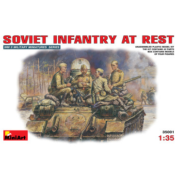 Infanterie Soviétique au repos - MINIART 35001 - 1/35