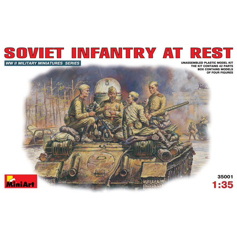 Infanterie Soviétique au repos - MINIART 35001 - 1/35