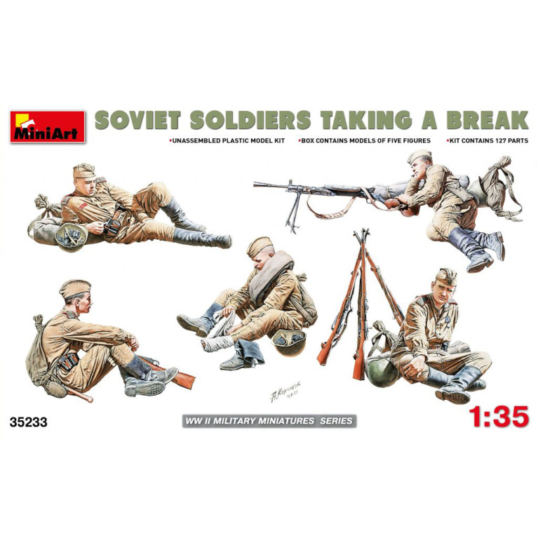 Soldats Soviétiques en pause - MINIART 35233 - 1/35