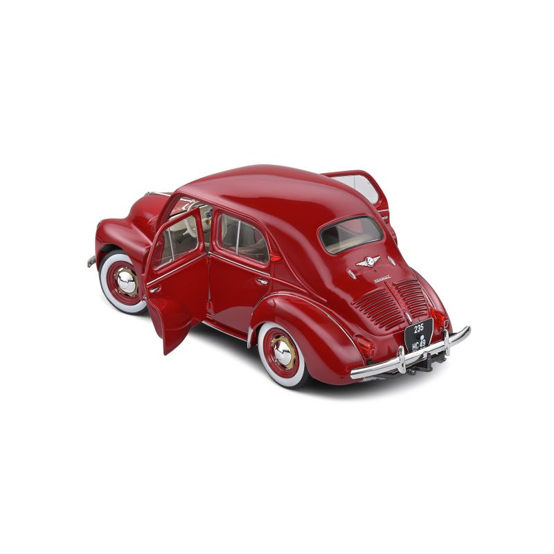 Renault 4cv, Rouge, 1956 - SOLIDO S1806606 - 1/18