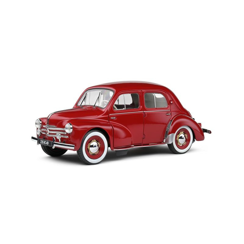 Renault 4cv, Rouge, 1956 - SOLIDO S1806606 - 1/18