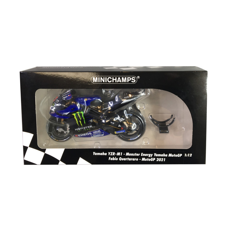 Yamaha YZR M1 F.Quartararo Monster 2021 - MINICHAMPS 122213020 - 1/12