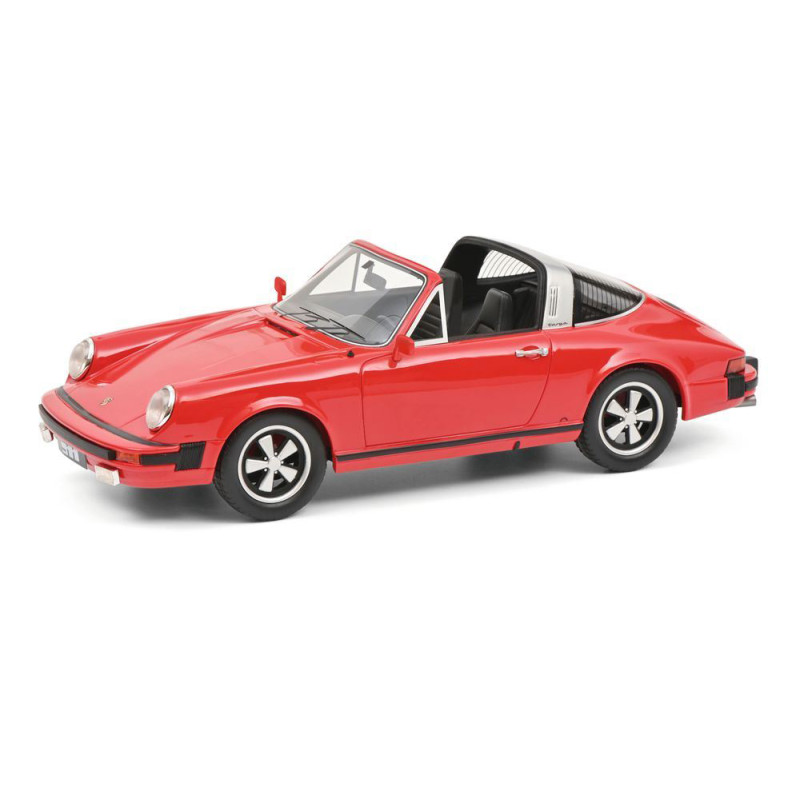 Porsche 911 Targa Rouge, Résine - SCHUCO 450048700 - 1/18