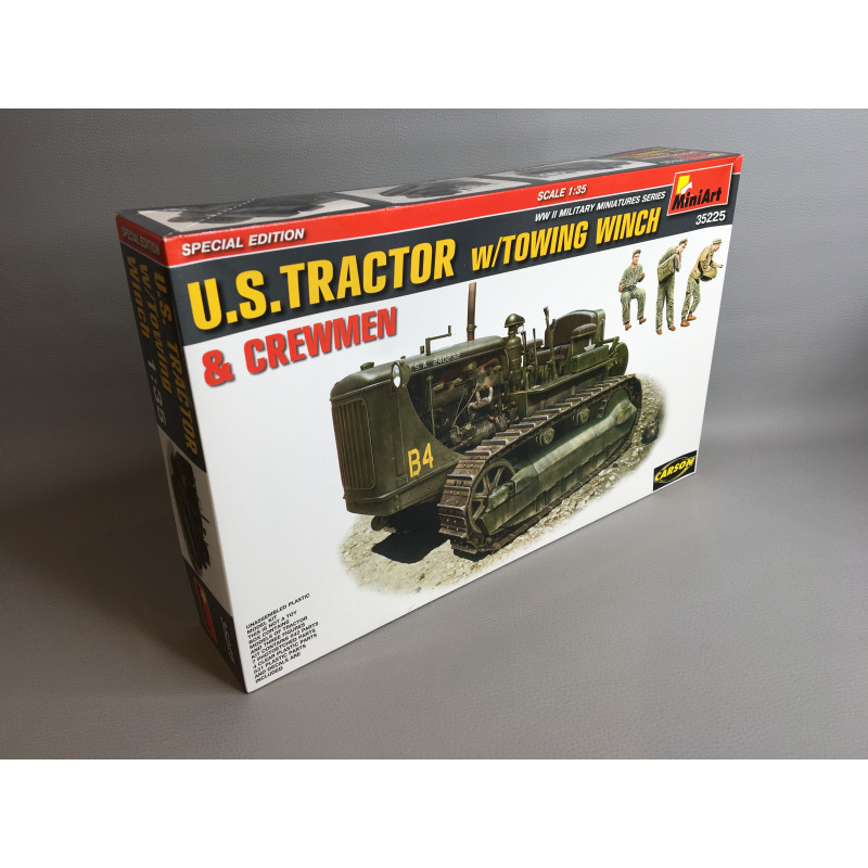 Tracteur US, treuil et équipage - MINIART 35225 - 1/35