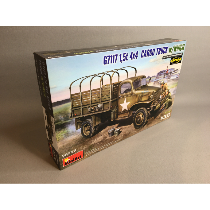 Camion Cargo G7117 1,5T 4×4 avec Treuil - MINIART 35389 - 1/35