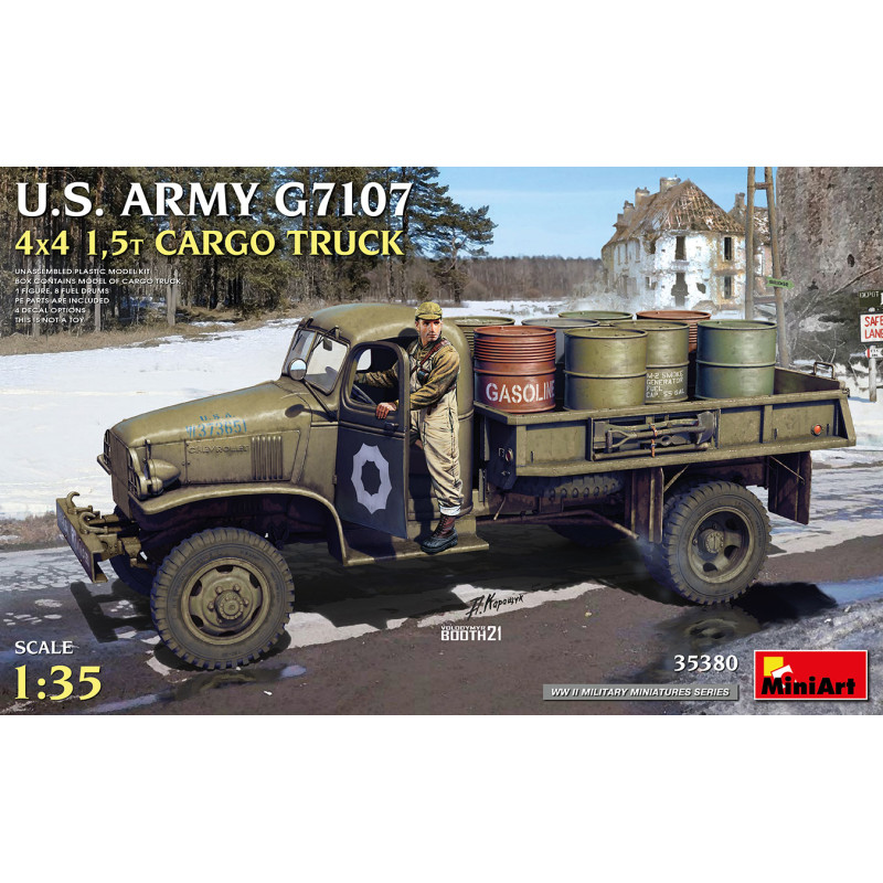 Camion Cargo US Army G7107 4X4 1,5t - MINIART 35380 - 1/35