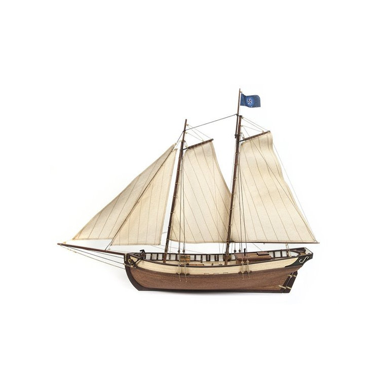 Pack de démarrage - Bateau en Bois, Polaris - OCCRE 12007S - 1/50