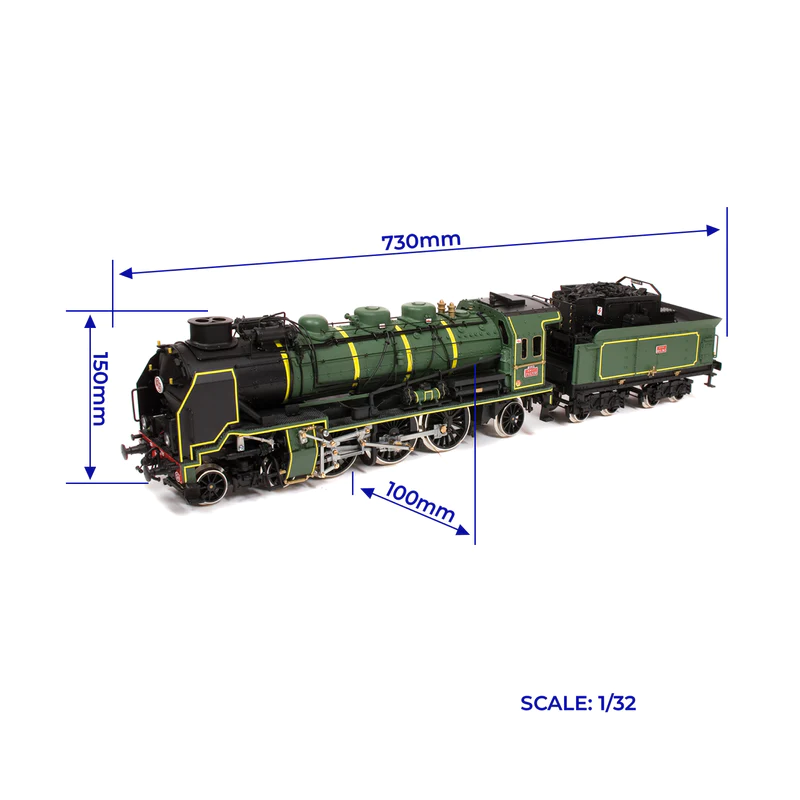 Locomotive du Pacifique 231 - OCCRE 54003 - 1/32