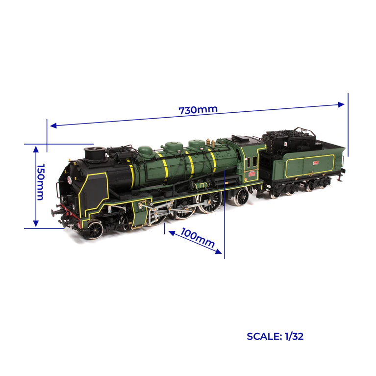 Locomotive du Pacifique 231 - OCCRE 54003 - 1/32
