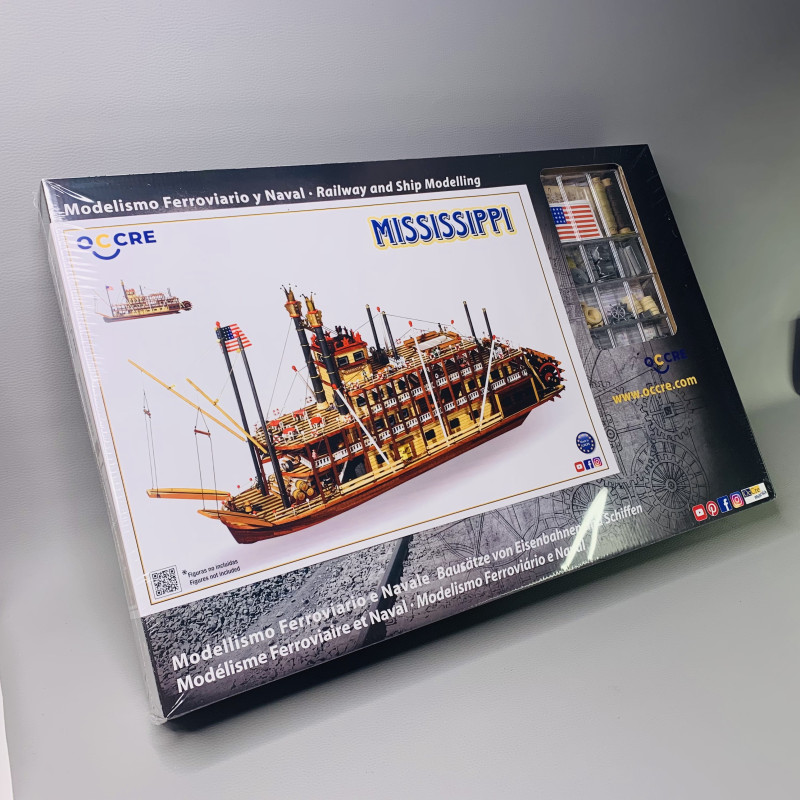 Bateau en Bois, Navire Mississippi - OCCRE 14003 - 1/75