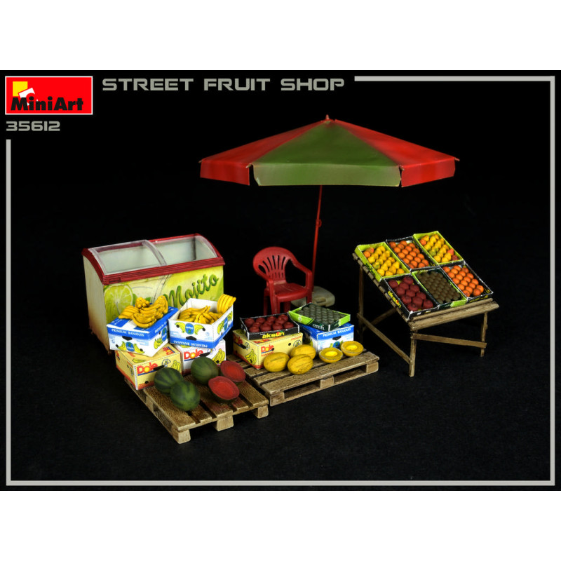 Boutique de fruits, de rue - MINIART 35612 - 1/35