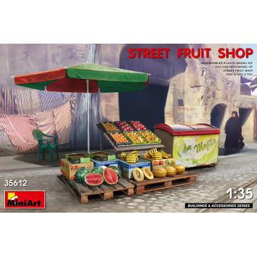 Boutique de fruits, de rue - MINIART 35612 - 1/35