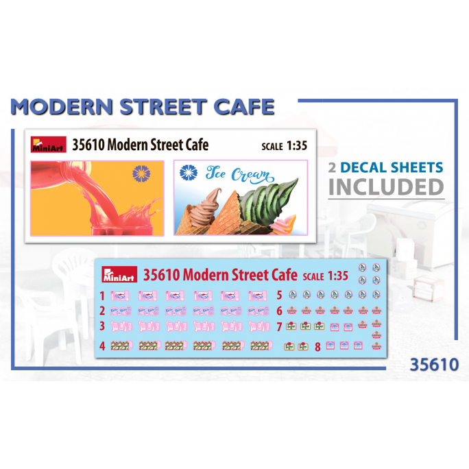 Café de rue, moderne - MINIART 35610 - 1/35