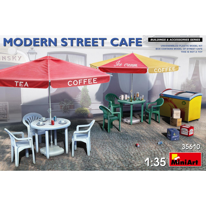 Café de rue, moderne - MINIART 35610 - 1/35