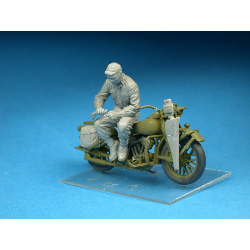 Equipe Américaine de réparation de motos - MINIART 35284 - 1/35