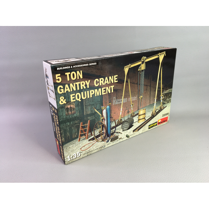 Grue à Portique (5T) et équipement - MINIART 35589 - 1/35