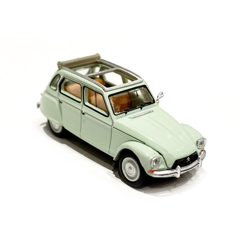 Citroën Dyane 6, capote ouverte vert jade - SAI / Brekina 7622 - 1/87