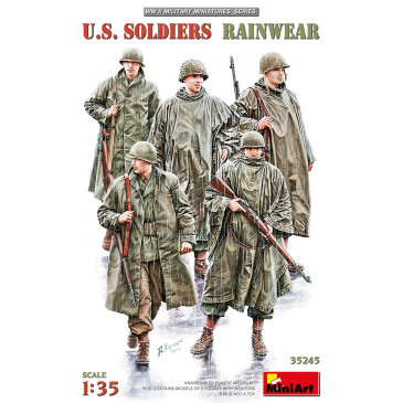 Soldats Américains en vêtements de pluie - MINIART 35245 - 1/35