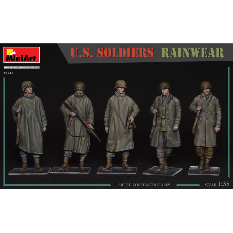 Soldats Américains en vêtements de pluie - MINIART 35245 - 1/35