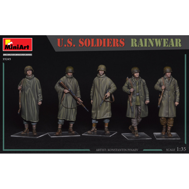 Soldats Américains en vêtements de pluie - MINIART 35245 - 1/35