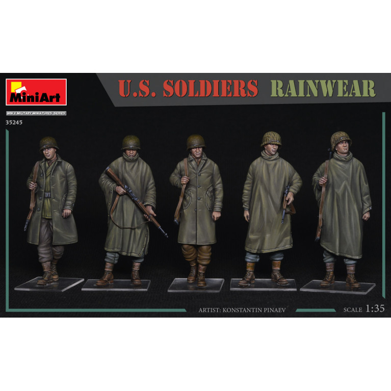 Soldats Américains en vêtements de pluie - MINIART 35245 - 1/35
