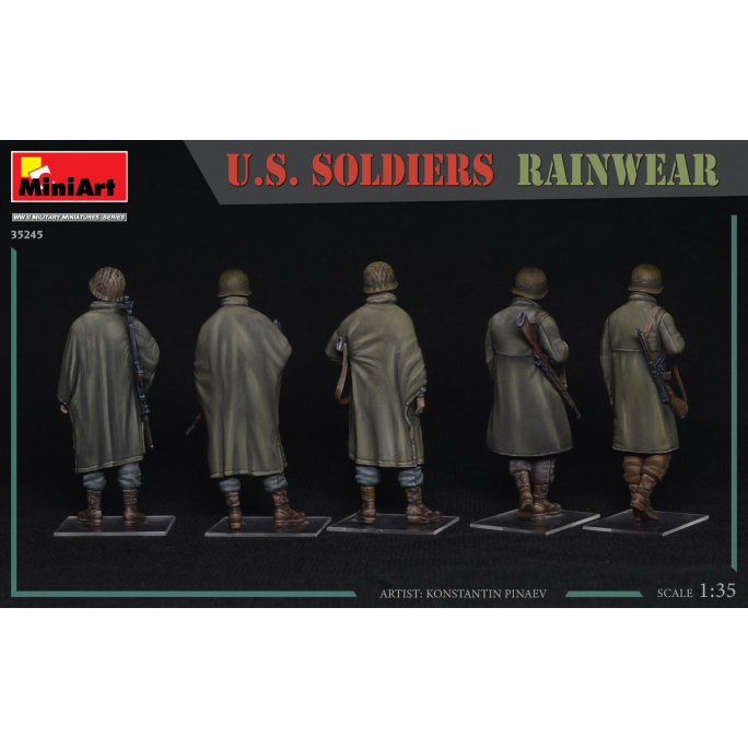 Soldats Américains en vêtements de pluie - MINIART 35245 - 1/35