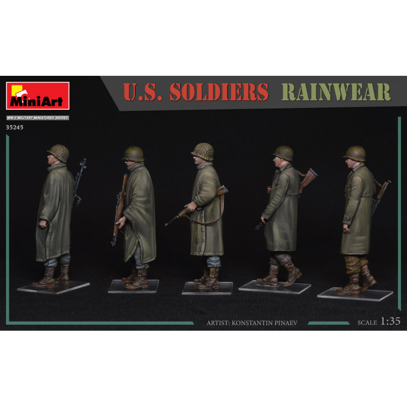 Soldats Américains en vêtements de pluie - MINIART 35245 - 1/35