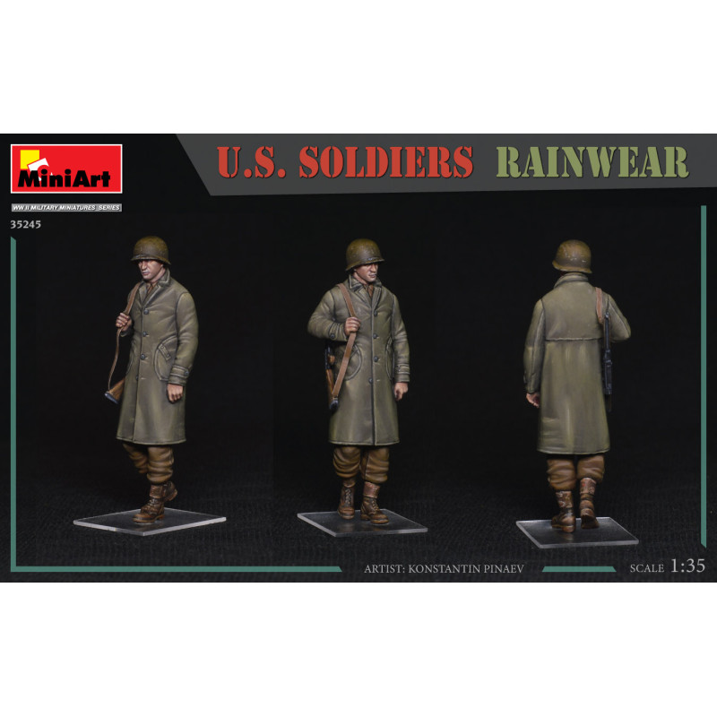 Soldats Américains en vêtements de pluie - MINIART 35245 - 1/35