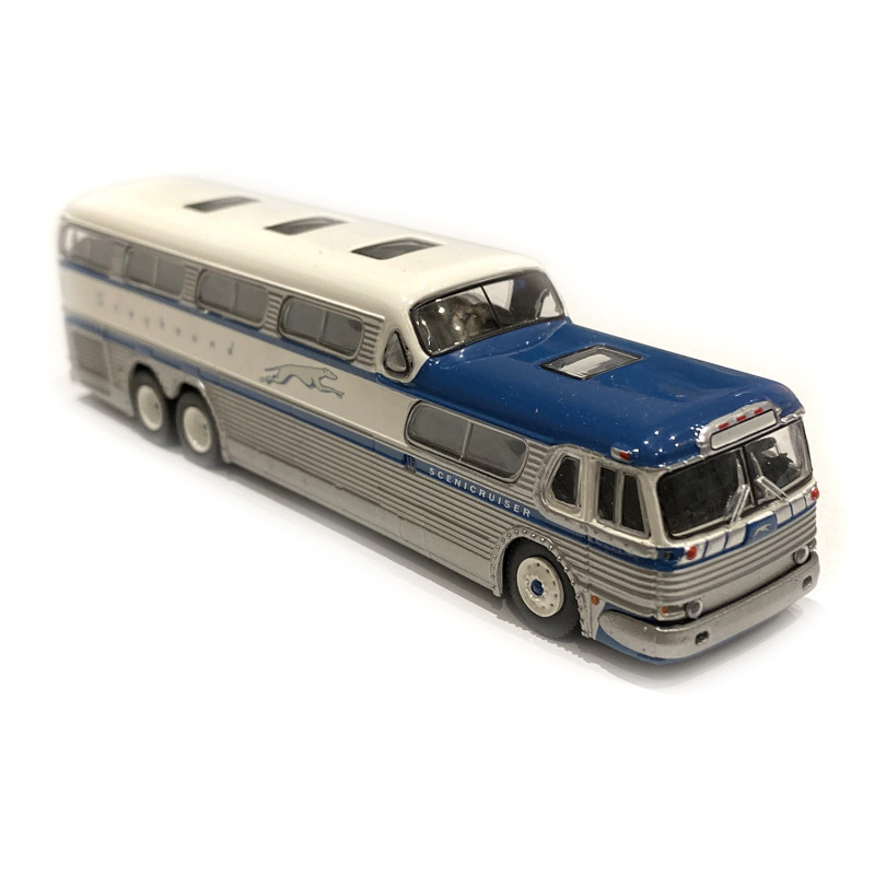 Autocar GMC Greyhound Scenicruiser (plaque vierge) - Brekina 61300 - 1/87