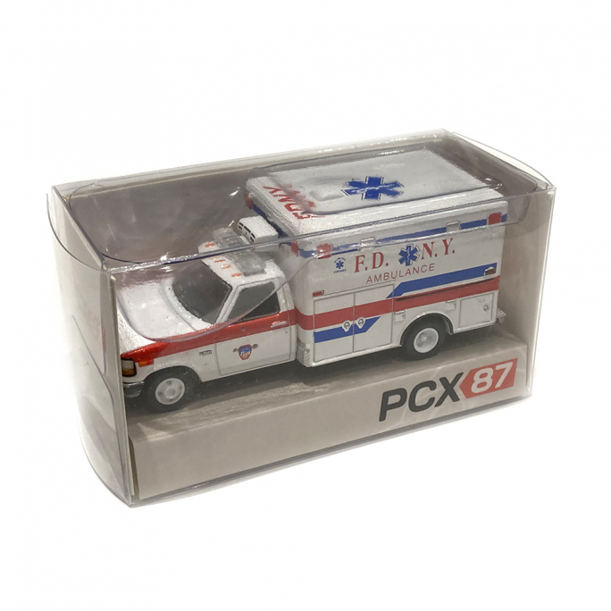 Ford F-350 Horton, ambulance FDNY - PCX87 870361 - 1/87