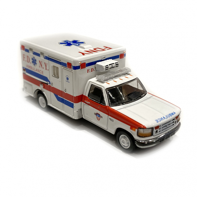 Ford F-350 Horton, ambulance FDNY - PCX87 870361 - 1/87