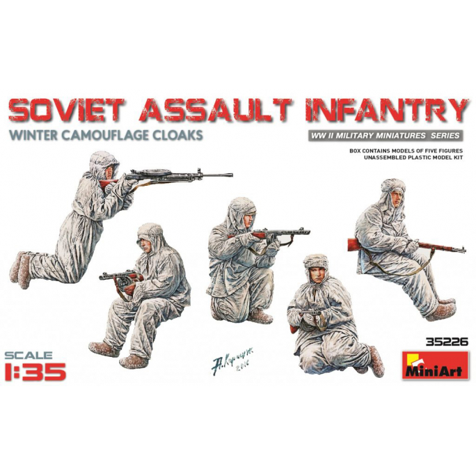 Infanterie d'assaut soviétique d'hiver - MINIART 35226 - 1/35