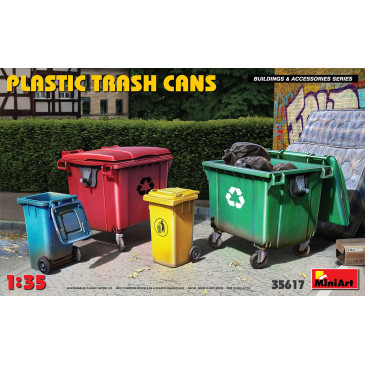 Poubelles en plastique - MINIART 35617 - 1/35
