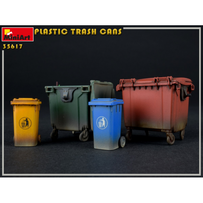 Poubelles en plastique - MINIART 35617 - 1/35