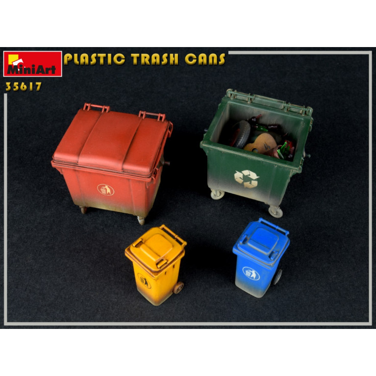 Poubelles en plastique - MINIART 35617 - 1/35