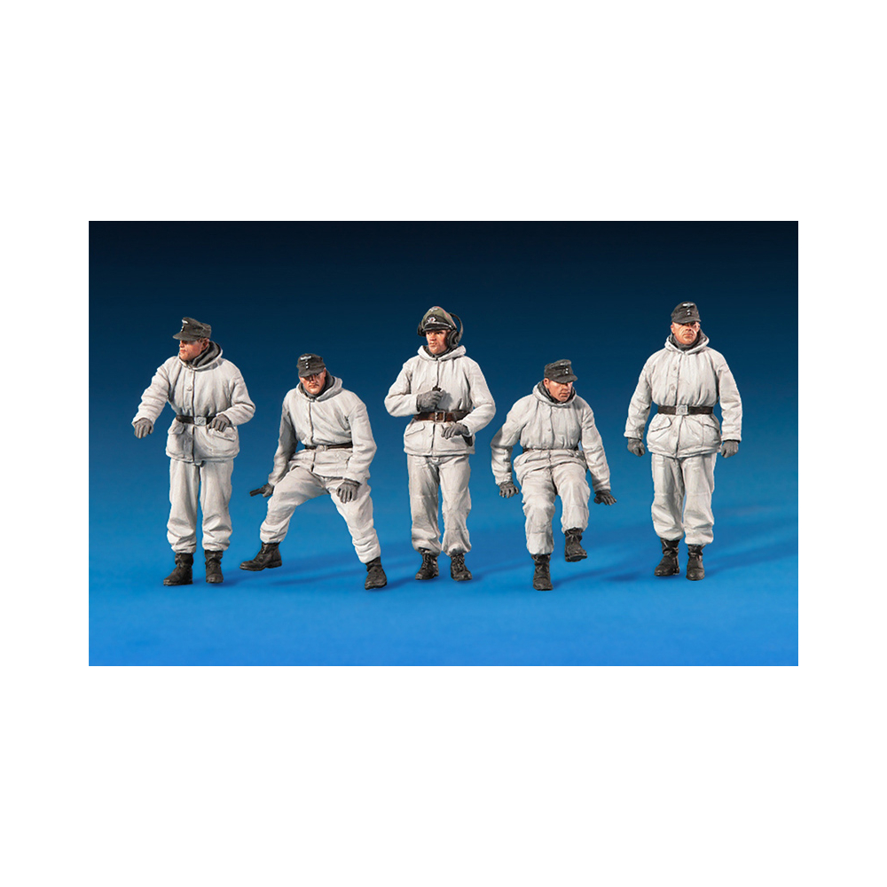Figurines équipage Char Allemand WWII 1/35 – 2 Soldats En Résine Non Peints Non Assemblés, Modélisme Militaire YH-6957