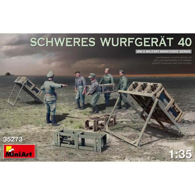 Lance-roquettes allemand et 5 figurines - MINIART 35273 - 1/35
