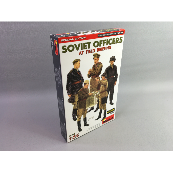 Briefing d'officiers Soviétiques sur le terrain Ed.Spéciale - MINIART 35365 - 1/35