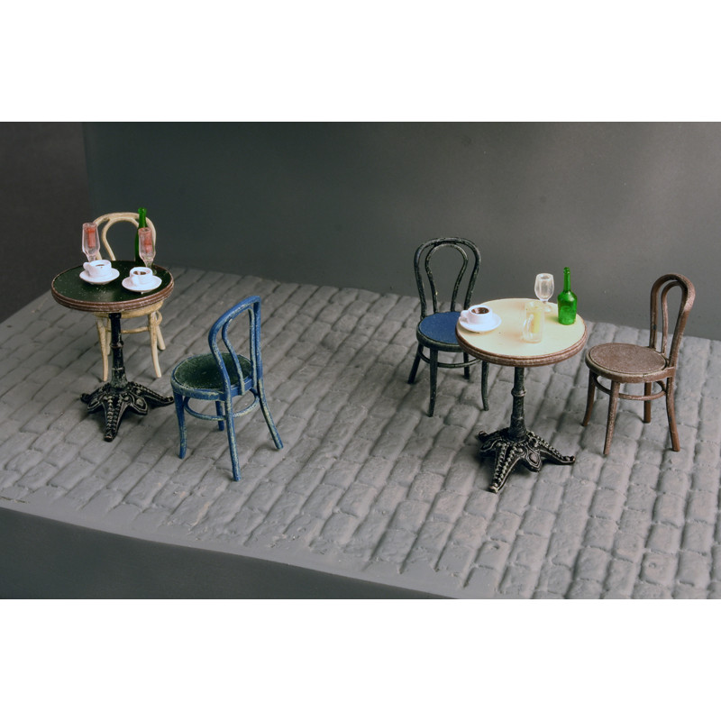 Mobilier et vaisselles de café - MINIART 35569 - 1/35