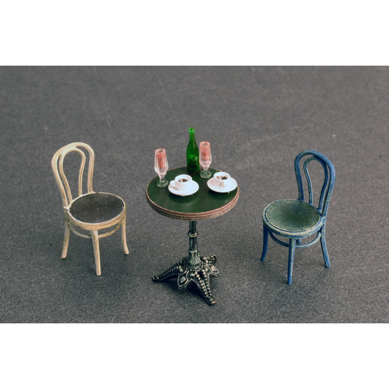 Mobilier et vaisselles de café - MINIART 35569 - 1/35