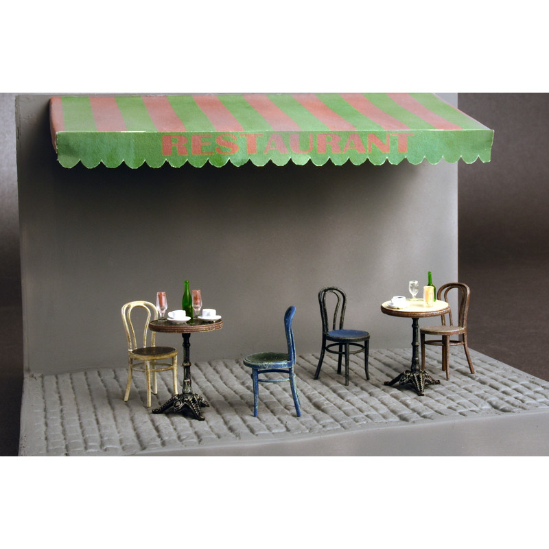 Mobilier et vaisselles de café - MINIART 35569 - 1/35