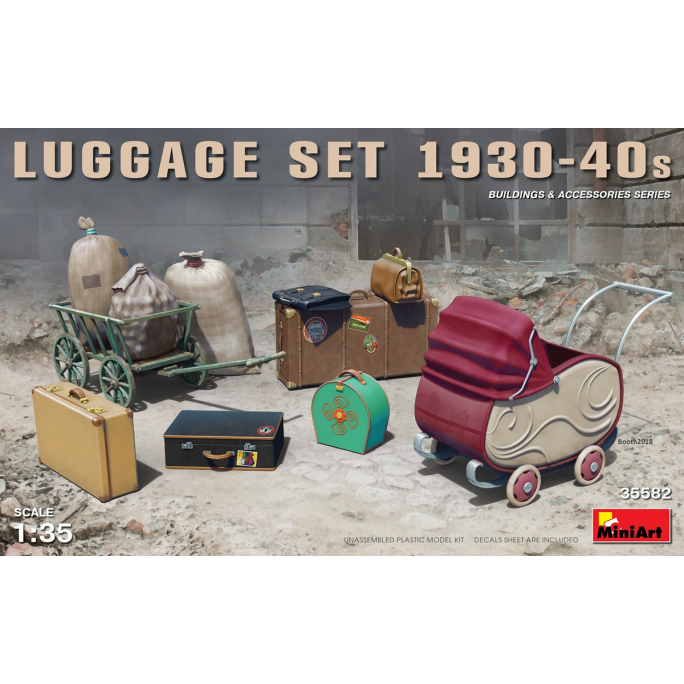 Ensemble de bagages années 30-40 - MINIART 35582 - 1/35