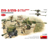 Armes ZIS-2/ZIS-3 avec LIMBER & CREW. 2 EN 1 - MINIART 35369 - 1/35