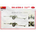 Armes ZIS-2/ZIS-3 avec LIMBER & CREW. 2 EN 1 - MINIART 35369 - 1/35