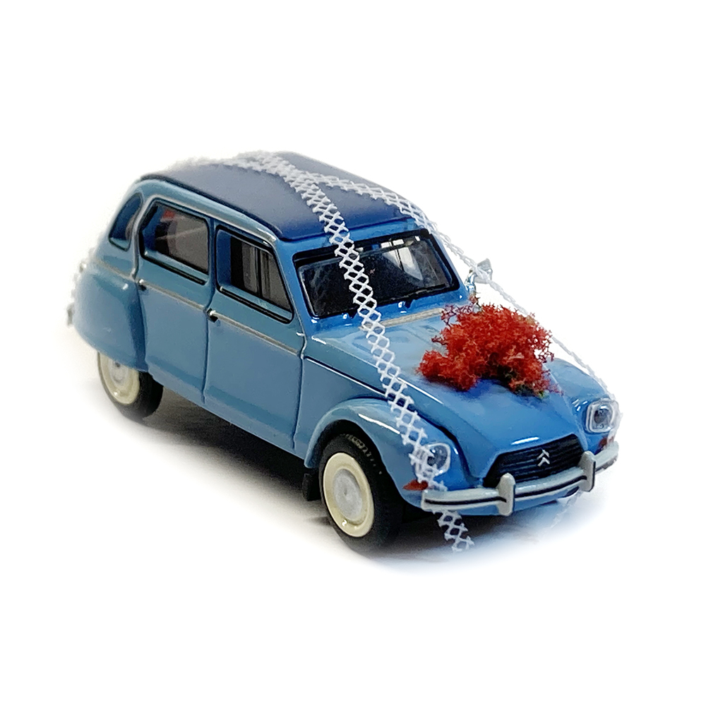 Voiture miniature Citroën 2CV A 1950 - Gris - Echelle 1/18ème