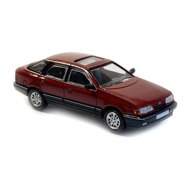Ford Scorpio, toit ouvrant, rouge / noir métallisé - PCX 870458 - HO 1/87