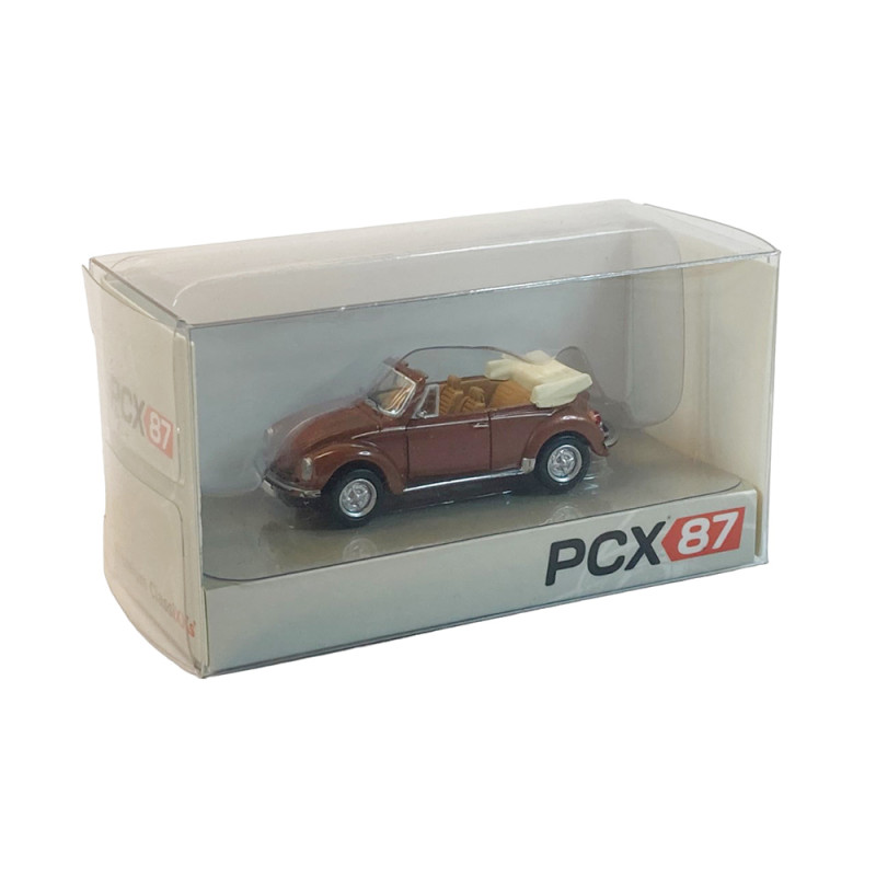 Volkswagen Coccinelle 1303 cabriolet, brun métallisé - PCX 870518 - HO 1/87