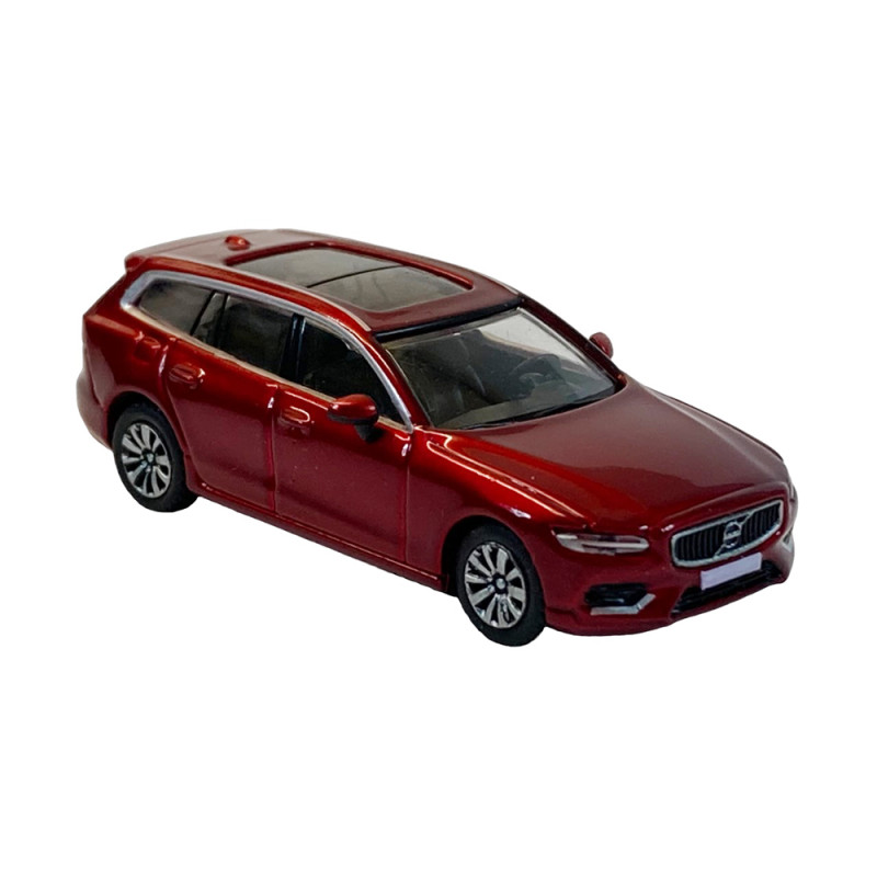 Volvo V60 "break", toit ouvrant panoramique, rouge métallisé - PCX 870393 - HO 1/87