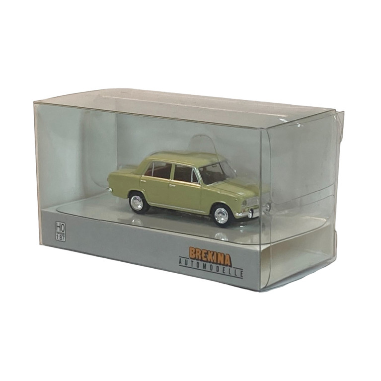 Fiat 124 berline, beige - Brekina 22417 - 1/87