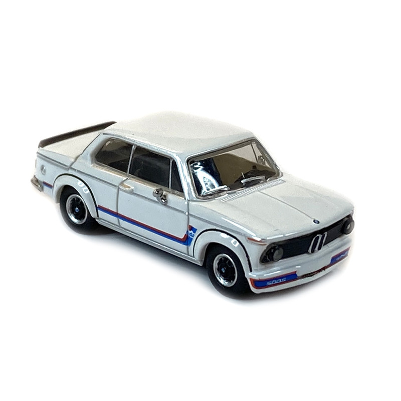 BMW 2002 Turbo, décorée, blanc - PCX 870440 - HO 1/87